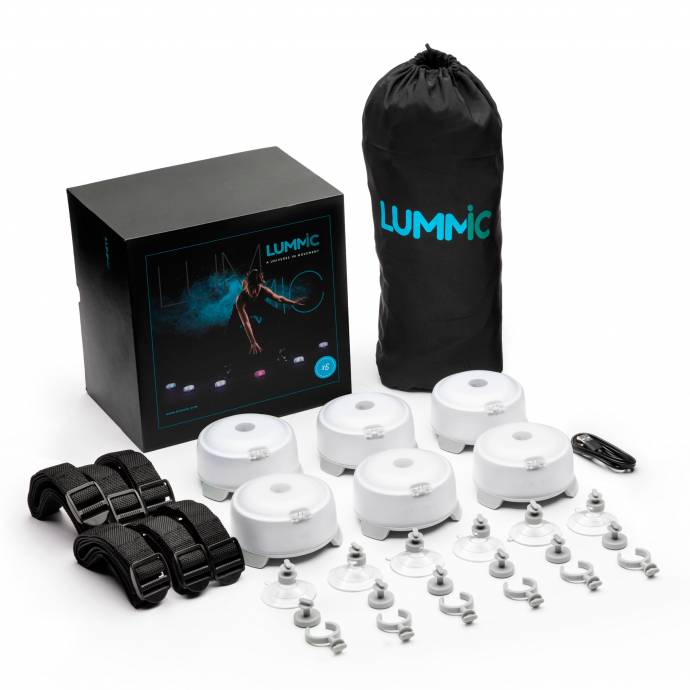 Lummic ® 6 Pro Reaction Lights Complete Training Kit with accessories